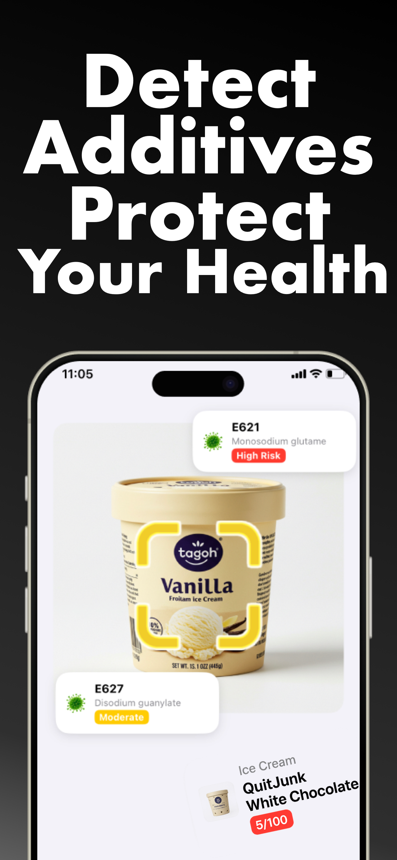 QuitJunk AI: Food Scanner screenshot 2