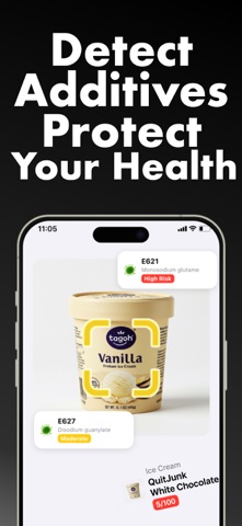 QuitJunk AI: Food Scanner screenshot