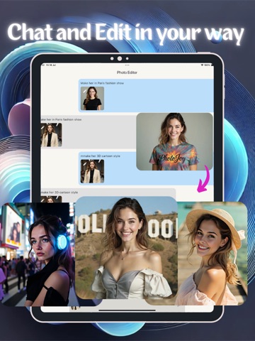 Reelora: Photo Editor & Beauty iPad screenshot