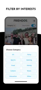 Friendos - Only local posts screenshot #5 for iPhone