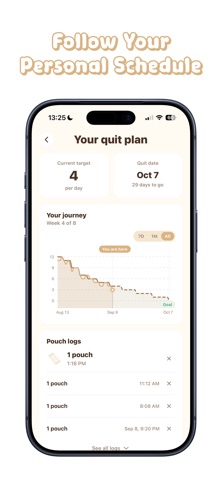 Oneless: Quit Nicotine Pouches screenshot