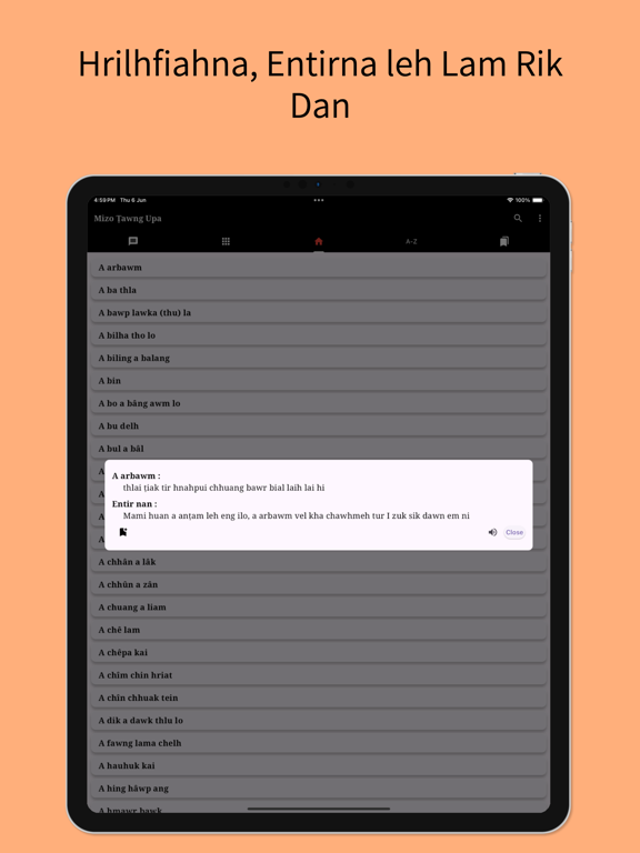 App screenshot