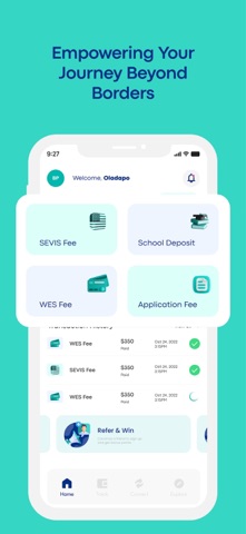 BorderFlo - Pay. Study. Go screenshot