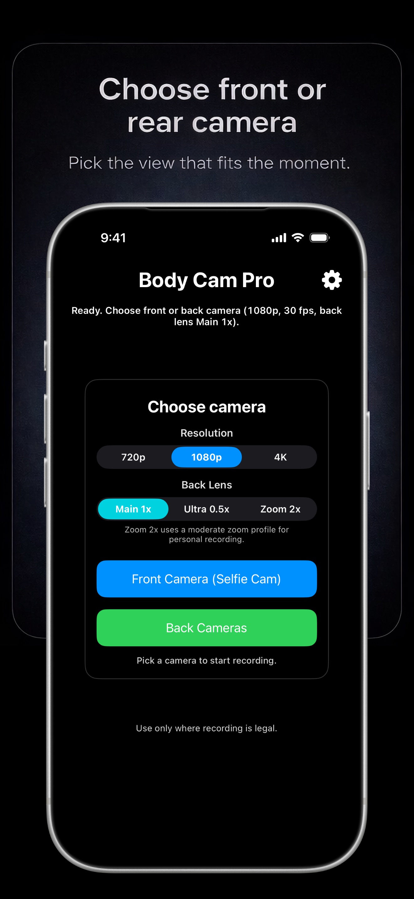 Body Cam Pro screenshot 1