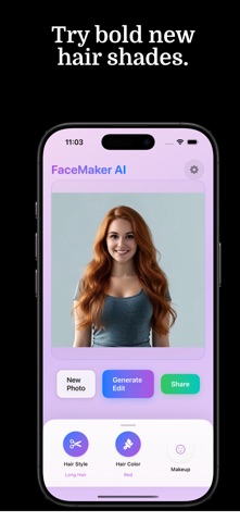 Hair Color Changer - Stylero iPhone screenshot