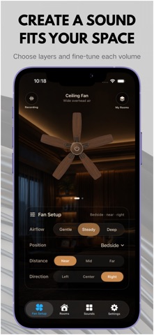 Real Fan Noise: Sleep Machine iPhone screenshot
