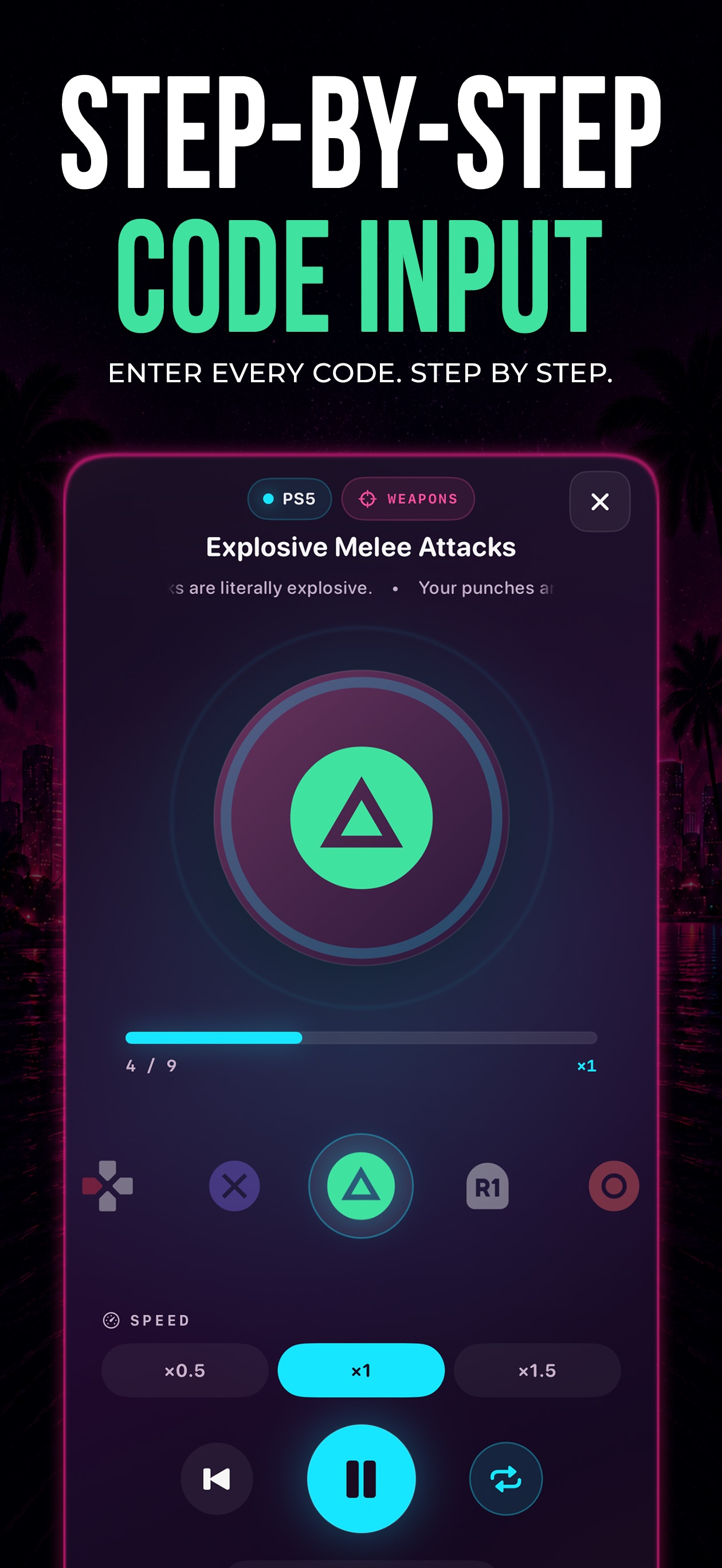 Screenshot 2 of Leonida Cheats - Codes for VI