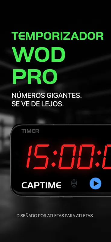 Captime - Timer HIIT y WOD screenshot 1 of 6