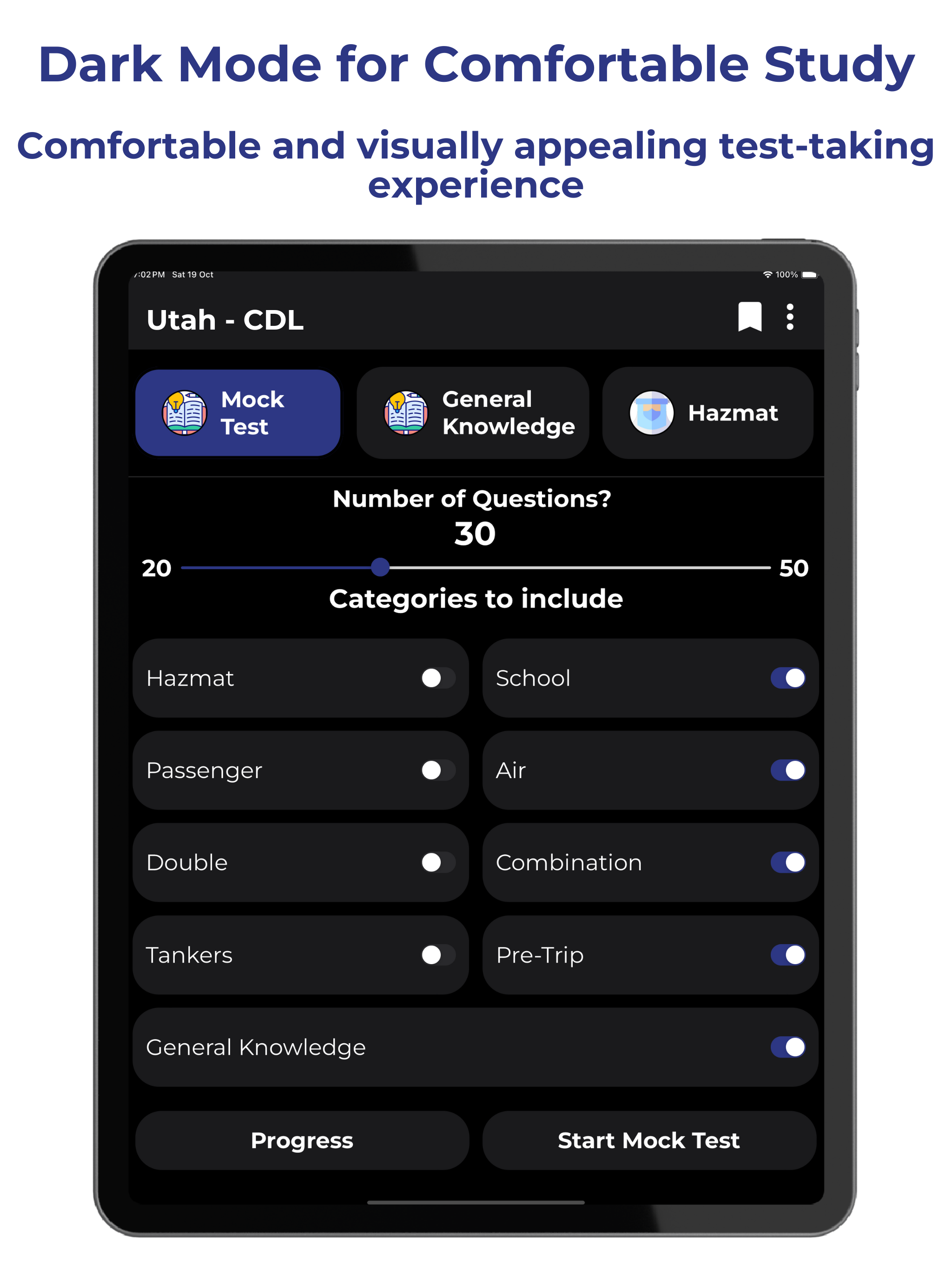 Utah CDL Permit Practice Test