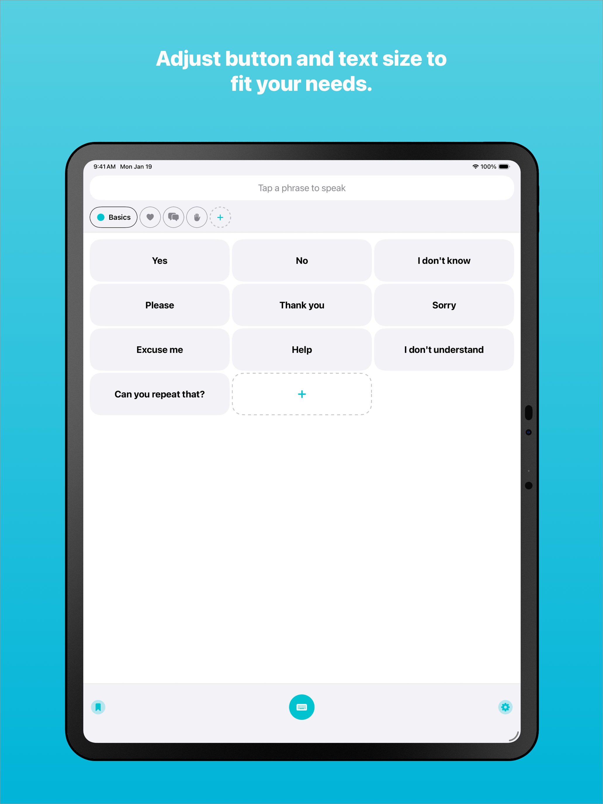 SimpleSpeak AAC screenshot 8