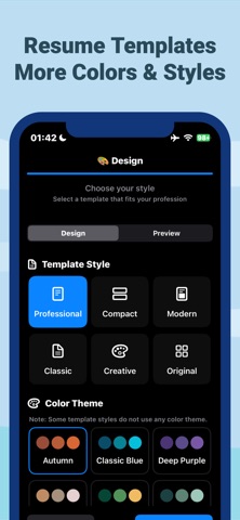 PDF Resume Builder - ResuFlex Screenshot 2 of 5