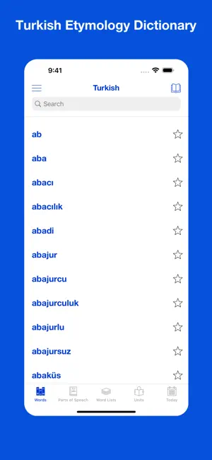 Turkish Word Origins screenshot 1