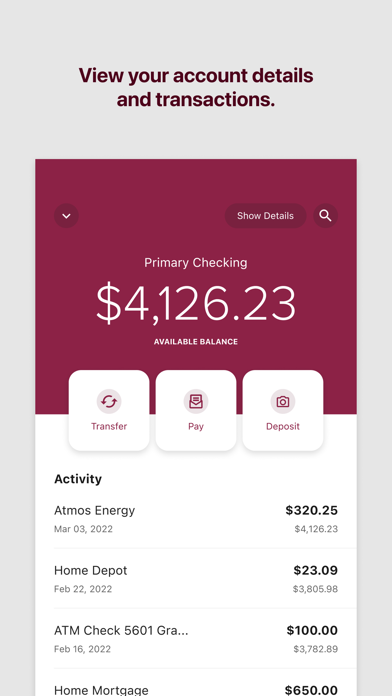 Harvard FCU Digital Banking app screenshot 3