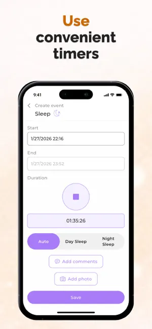 My Baby Tracker: Feeding Sleep screenshot 4