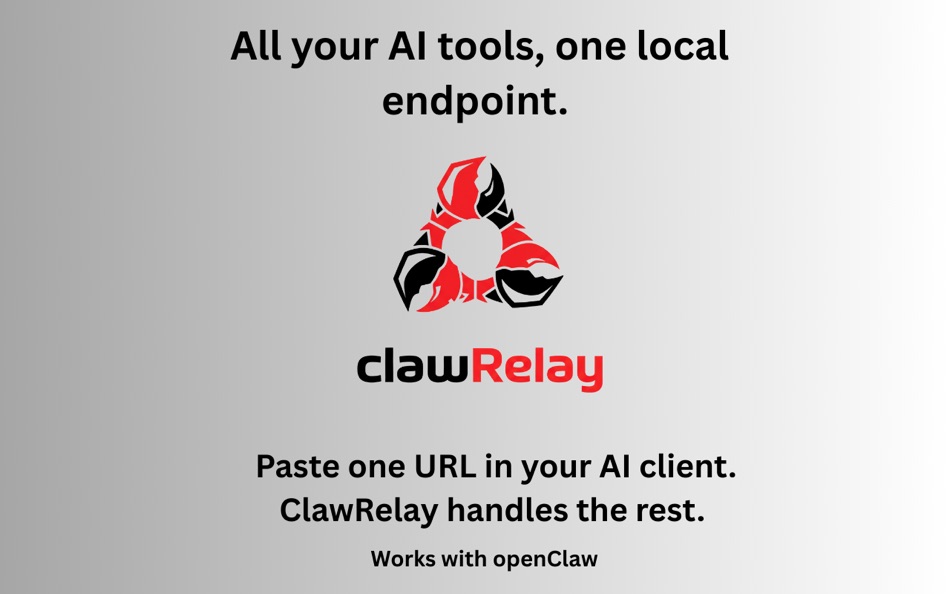 #1. ClawRelay (macOS) Által: Rajiv Singh