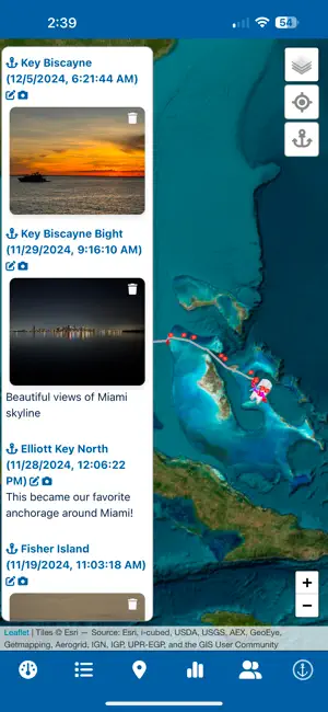 Saillogger App screenshot 2