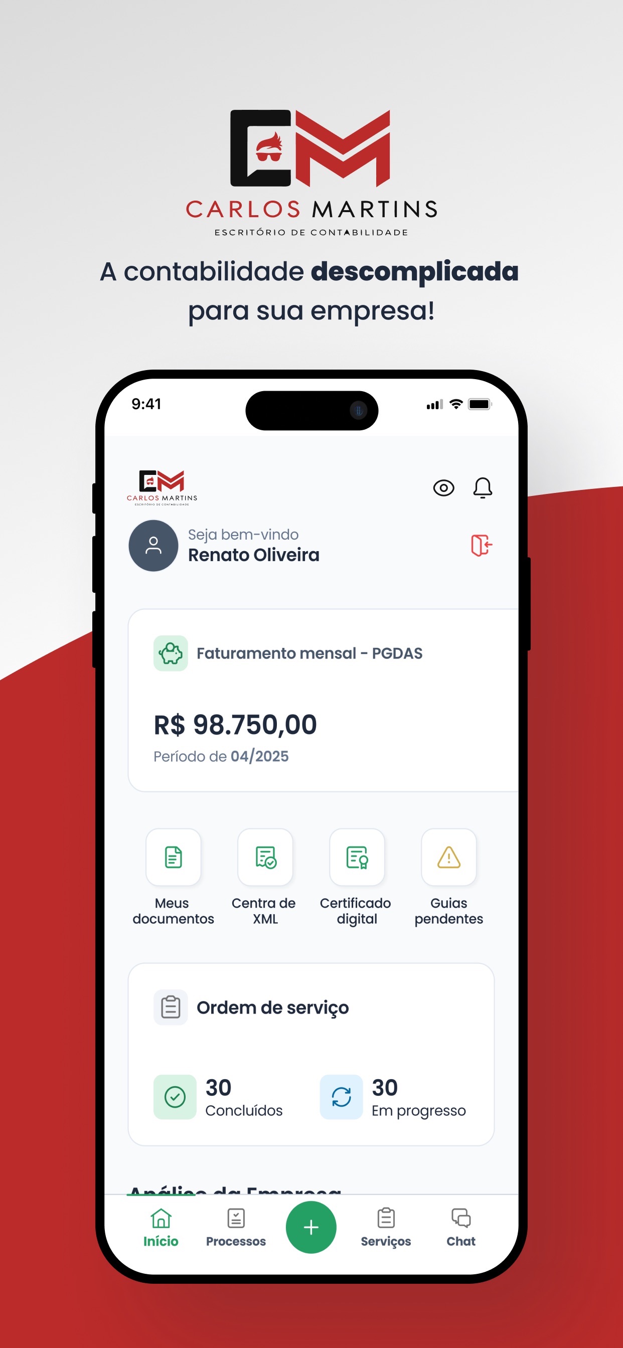 Screenshot 1 of Escritório Carlos Martins