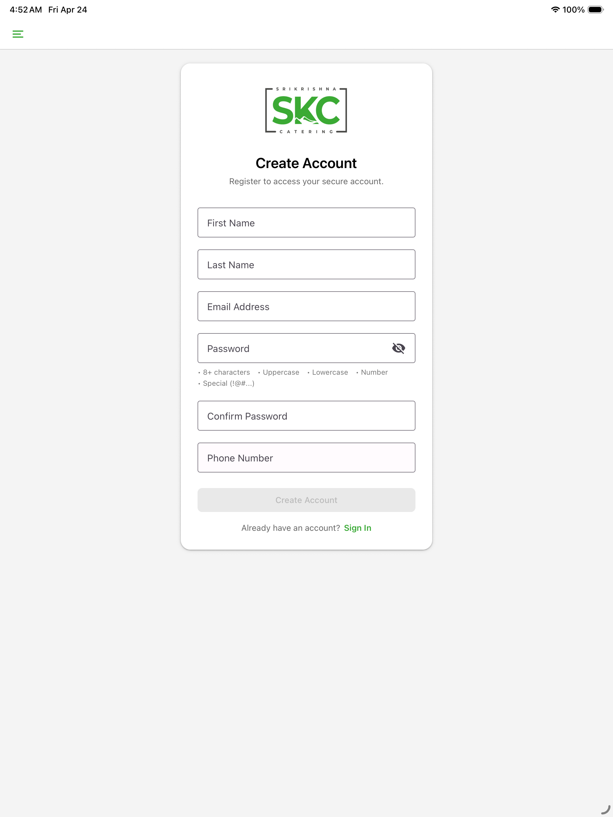 Sri Krishna Catering screenshot 16