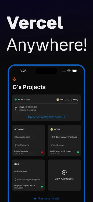 Rev for Vercel screenshot 1