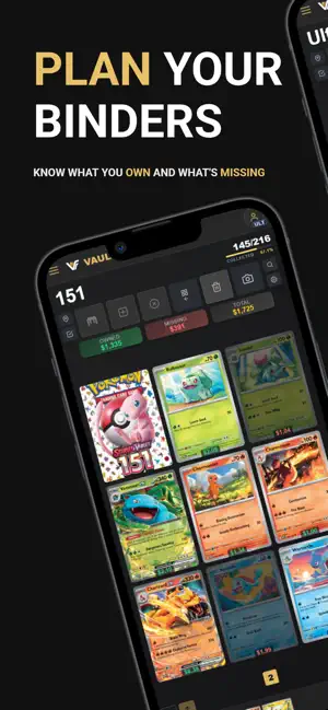 Vaultfolio: TCG Binder Manager screenshot 1