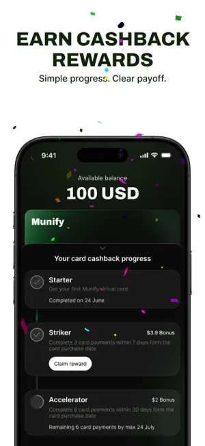 Munify - Global Money Account screenshot 4