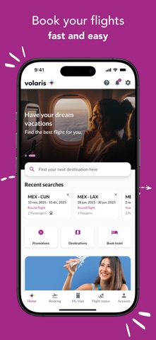 Volaris app screenshot
