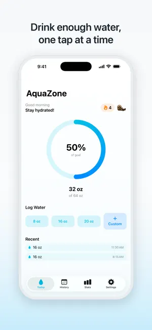 AquaZone: Hydration screenshot 1
