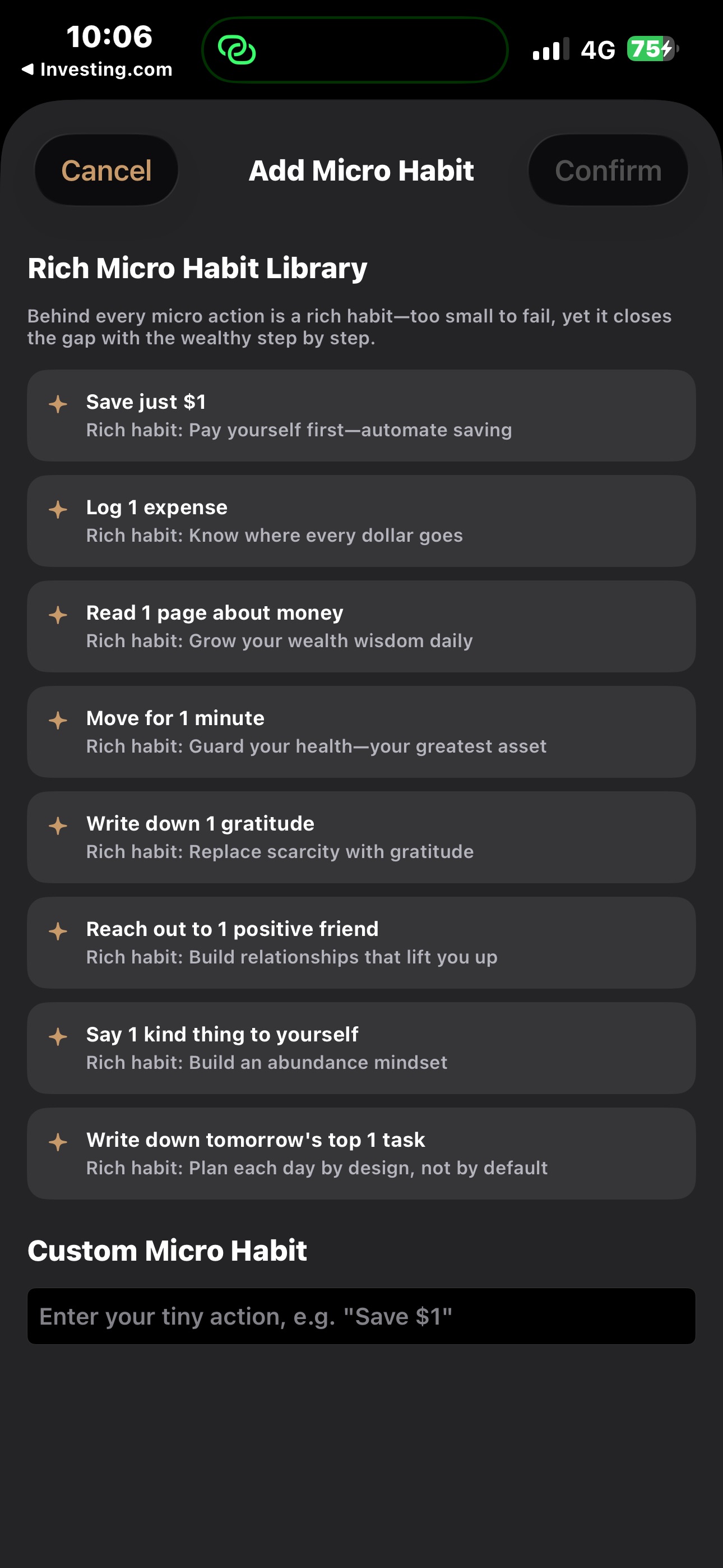 Screenshot 6 of Richify Habits