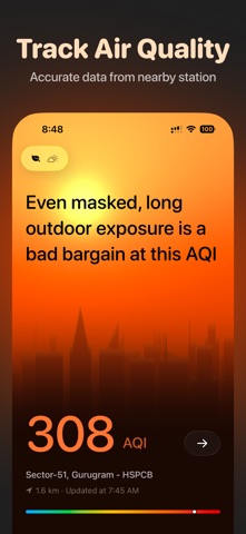 Good Air: AQI & Weather Widget iPhone screenshot 2