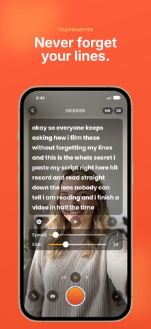 AI Captions & Video: Viten iPhone screenshot