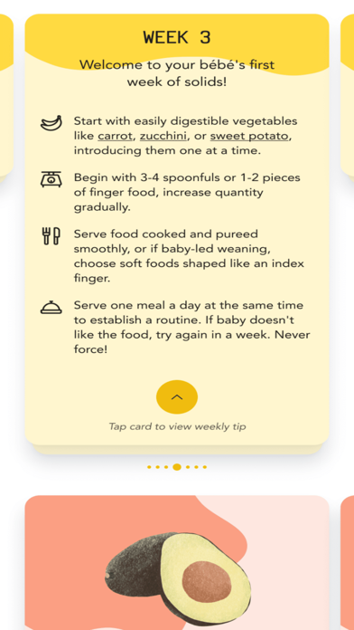 Bébé Foodie iPhone screenshot 3 - Education app