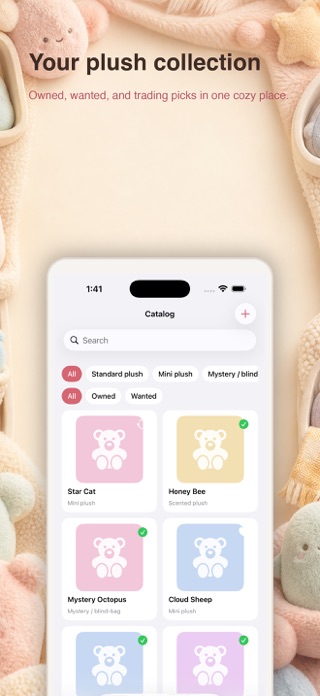 Plush Bean Tracker Screenshot 1 of 5