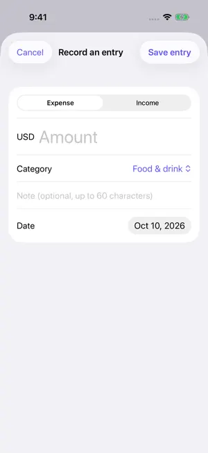 Pocket Ledger: Daily Expenses screenshot 2