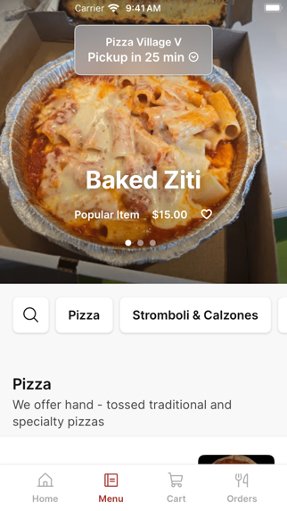 Pizza Village V iPhone screenshot 2 - Food & Drink app