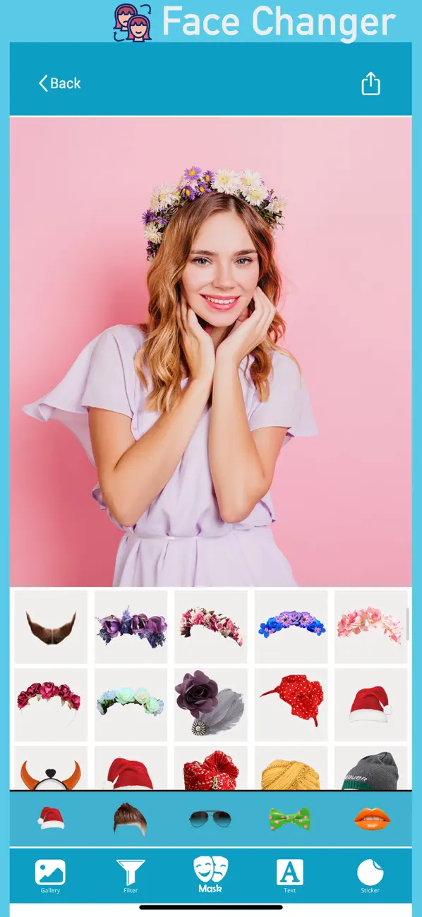 Screenshot #2 pour Face Changer Cam: Face Blender