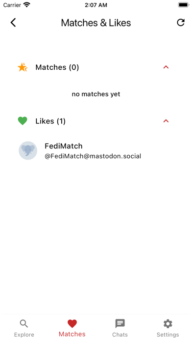FediMatch Screenshot