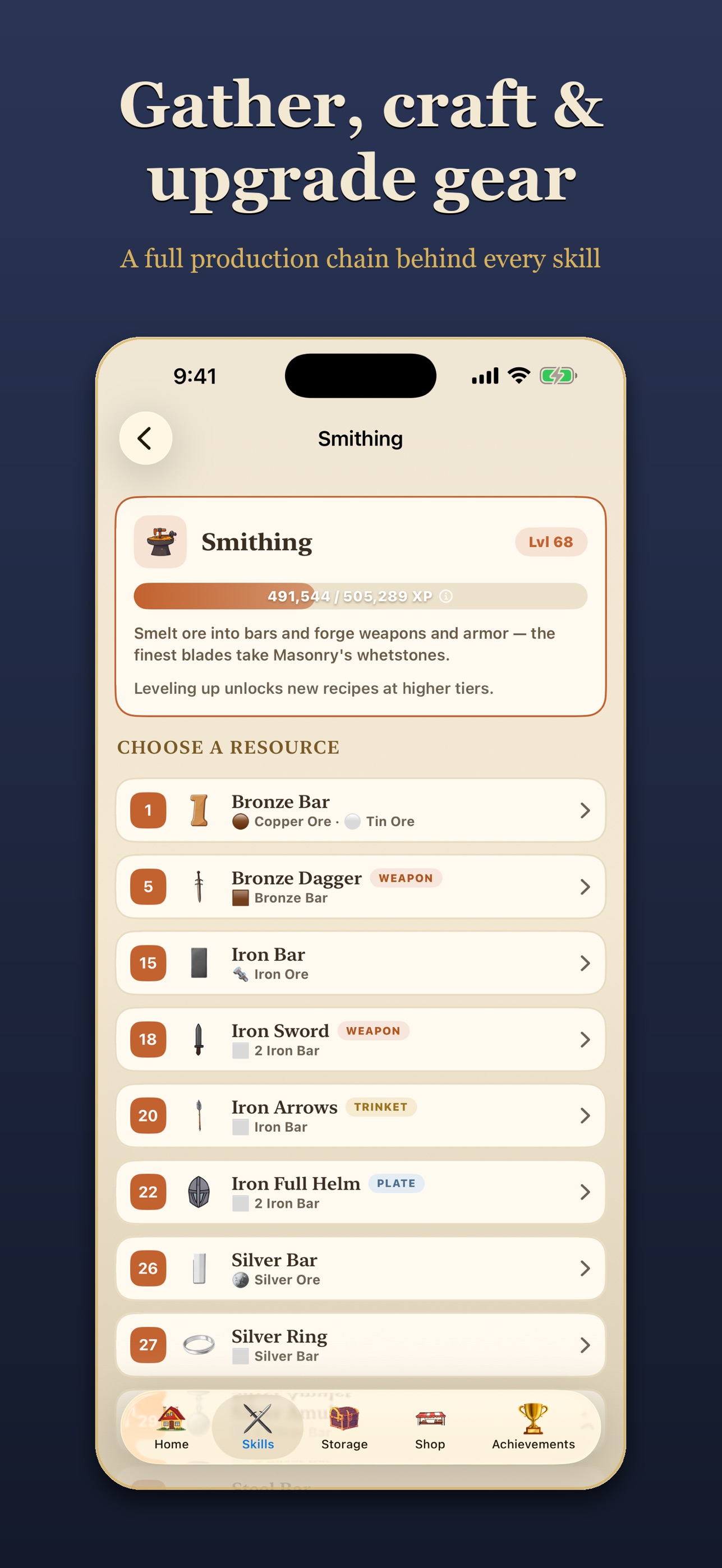 Screenshot 4 of Quiet Grind — Idle RPG