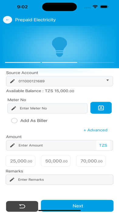 Azania Bank Screenshot