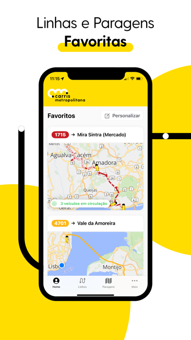 Screenshot 1 of Carris Metropolitana App