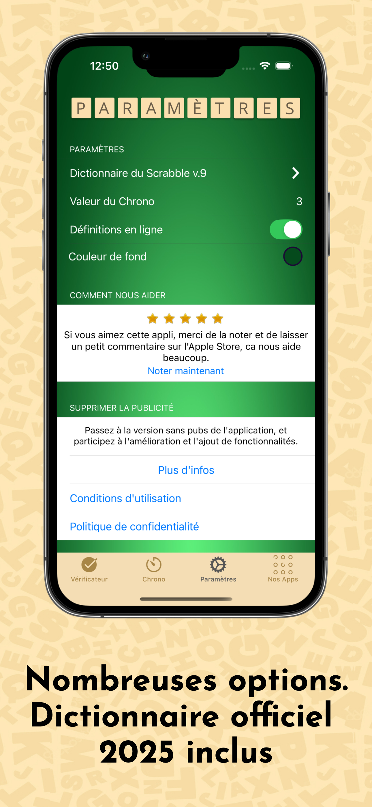Vérificateur Mots du SCRABBLE®