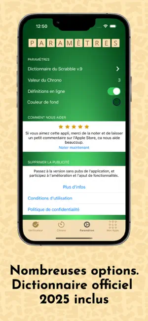 Vérificateur Mots du SCRABBLE® iPhone screenshot 4