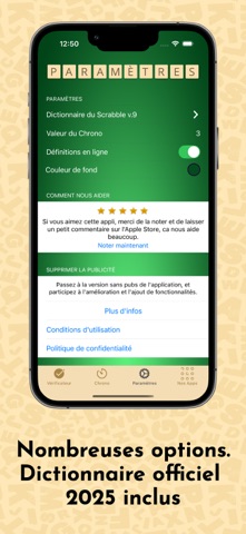 Vérificateur Mots du SCRABBLE® iPhone screenshot