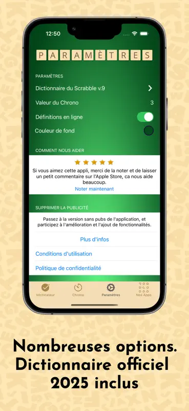 Vérificateur Mots du SCRABBLE® screenshot 4 of 6