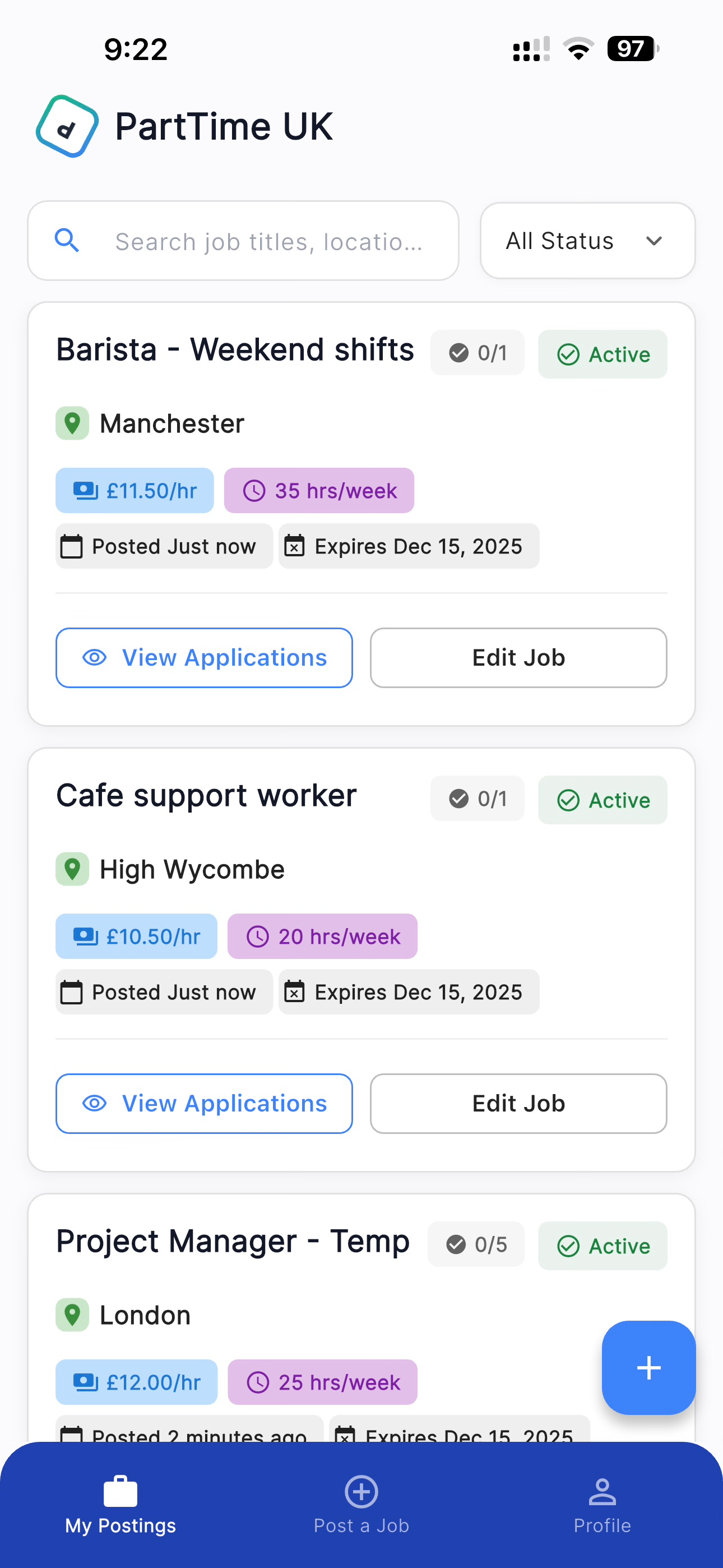 PartTime UK screenshot 3