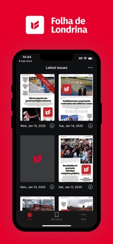 Folha de Londrina Digital screenshot