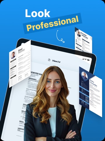 AI Resume Maker • Make Resume iPad screenshot