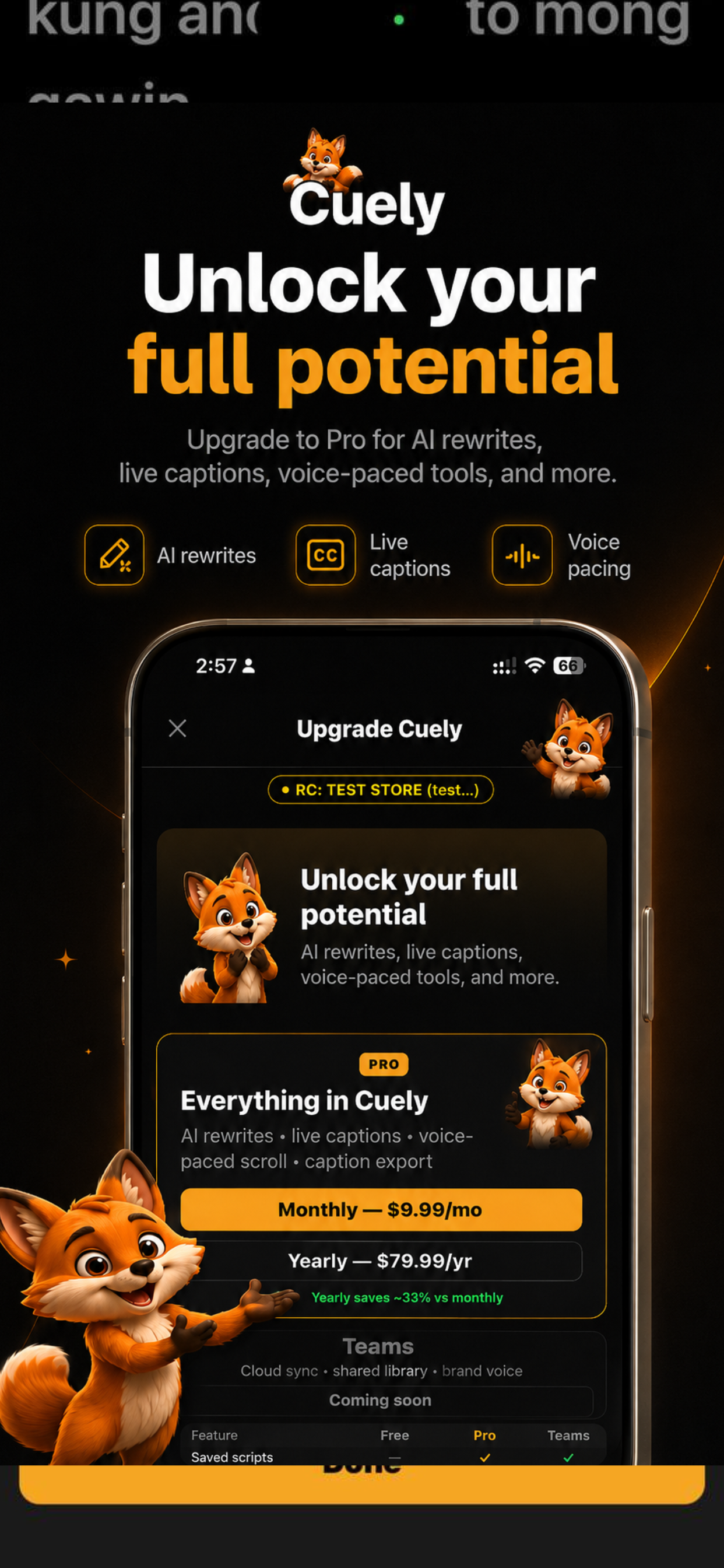 Cuely - Teleprompter screenshot 6
