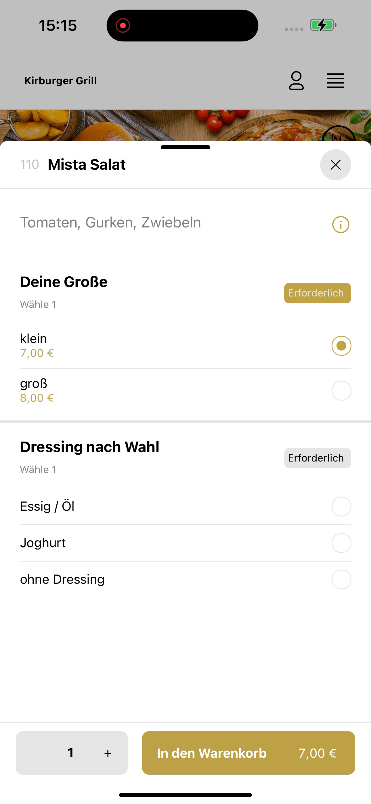 Kirburger Grill screenshot 8