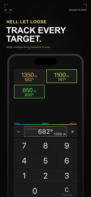 ALL - HLL Artillery Calculator screenshot 3 of 3
