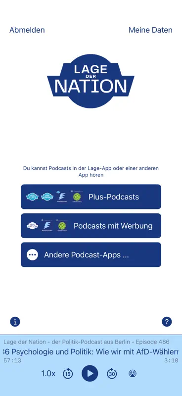 Lage der Nation Podcasts screenshot 1 of 6